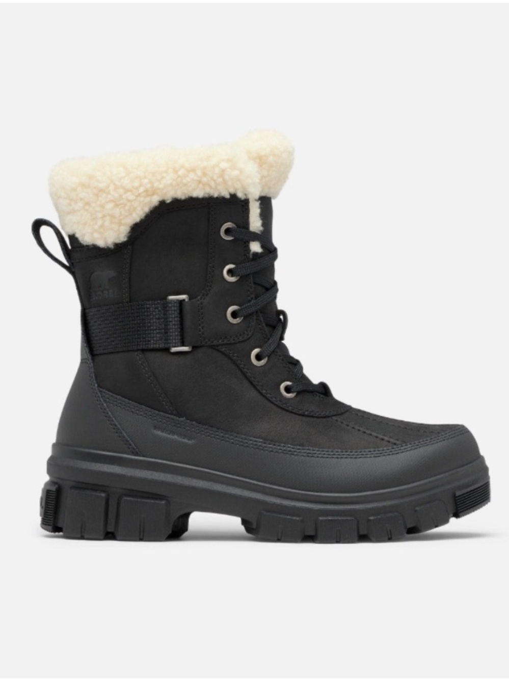 Sorel Women’s Tivoli V Parc Black Winter Boots Size US 11